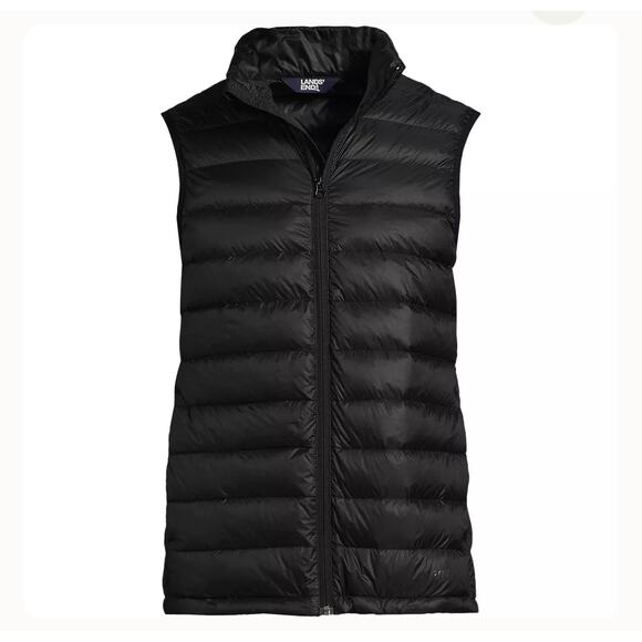 Lands End- Men's Wanderweight Packable Down Vest - Brand New - Picture 8 of 9